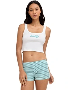 Always Lucky Tank Top In Salt Crystal