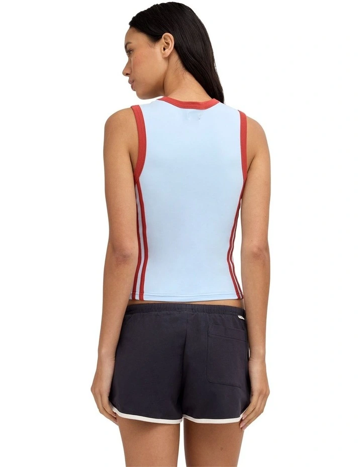 Dig It Tank Top In Cool Blue image 2