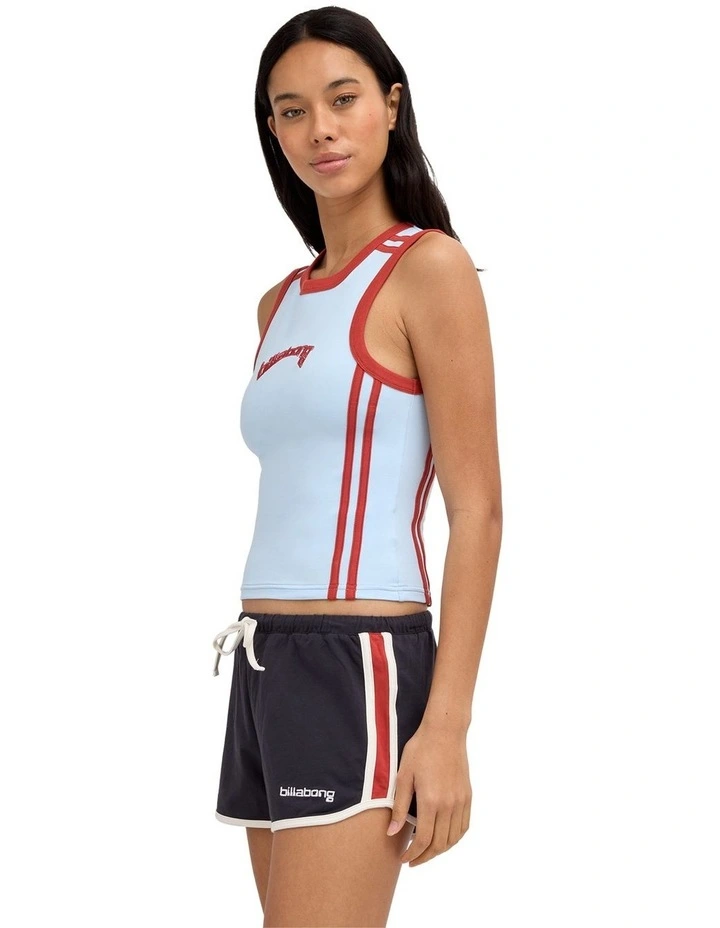 Dig It Tank Top In Cool Blue image 3