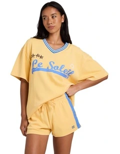 Dream State Shorts In Light Yellow