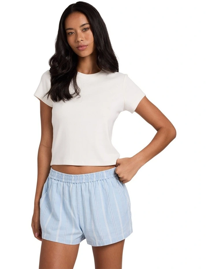 Salt Air Stripe Shorts In Multi image 1