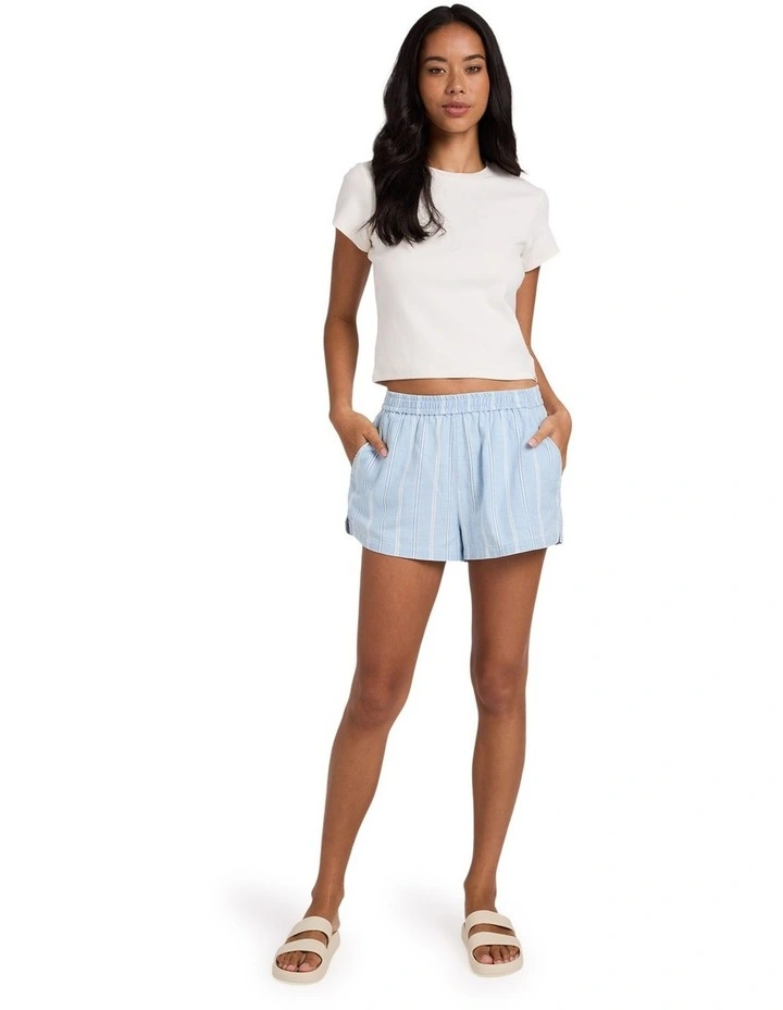 Salt Air Stripe Shorts In Multi image 5