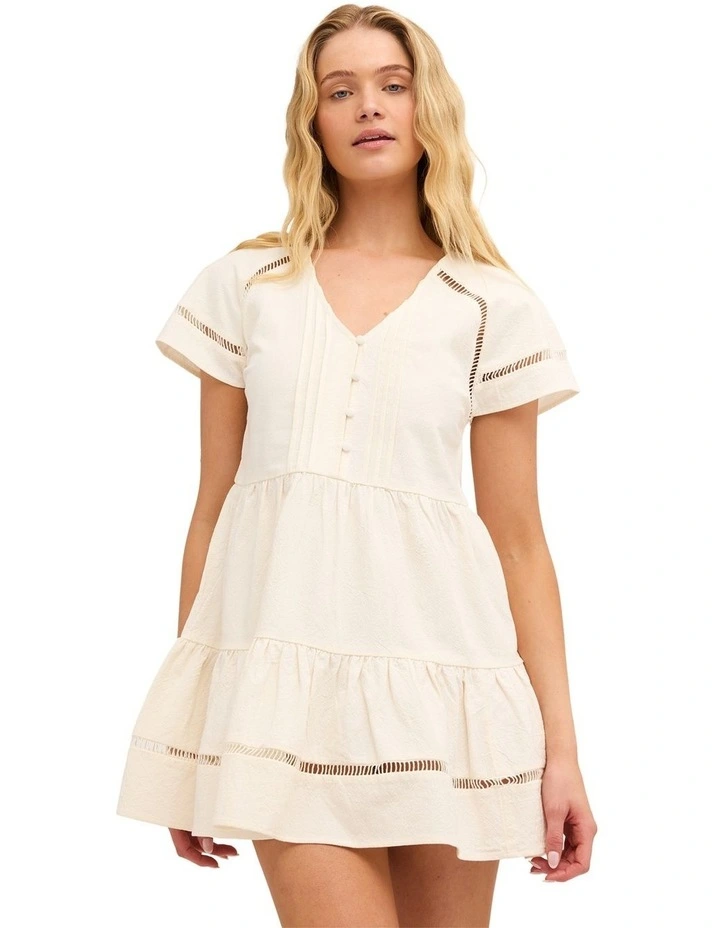 Juniper Mini Dress In Salt Crystal image 1