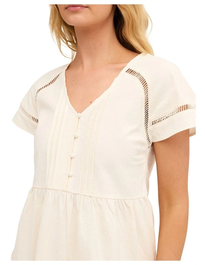 Juniper Mini Dress In Salt Crystal image 4