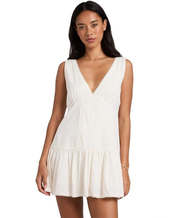 Stay Dreaming Mini Dress In Salt Crystal image 1