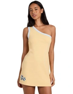 Hibiscus Dream Mini Dress In Sunbeam