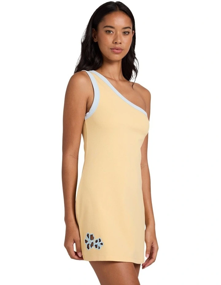 Hibiscus Dream Mini Dress In Sunbeam image 3
