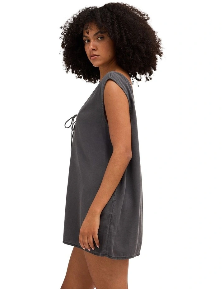 Into The Tide Playsuit In Off Black image 3