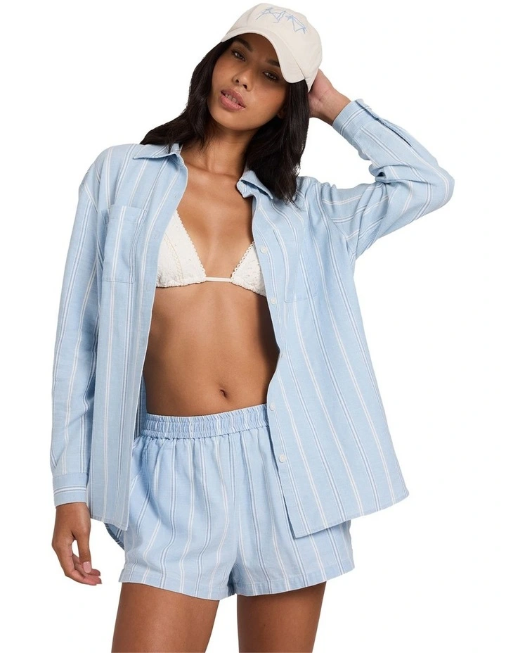 Salt Air Stripe Shirt In Multi image 1
