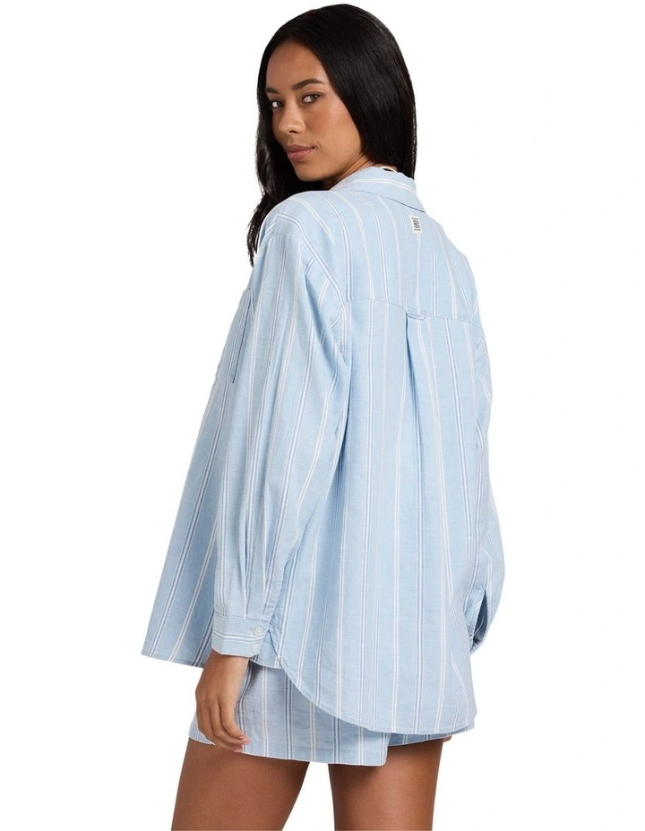 Salt Air Stripe Shirt In Multi image 2