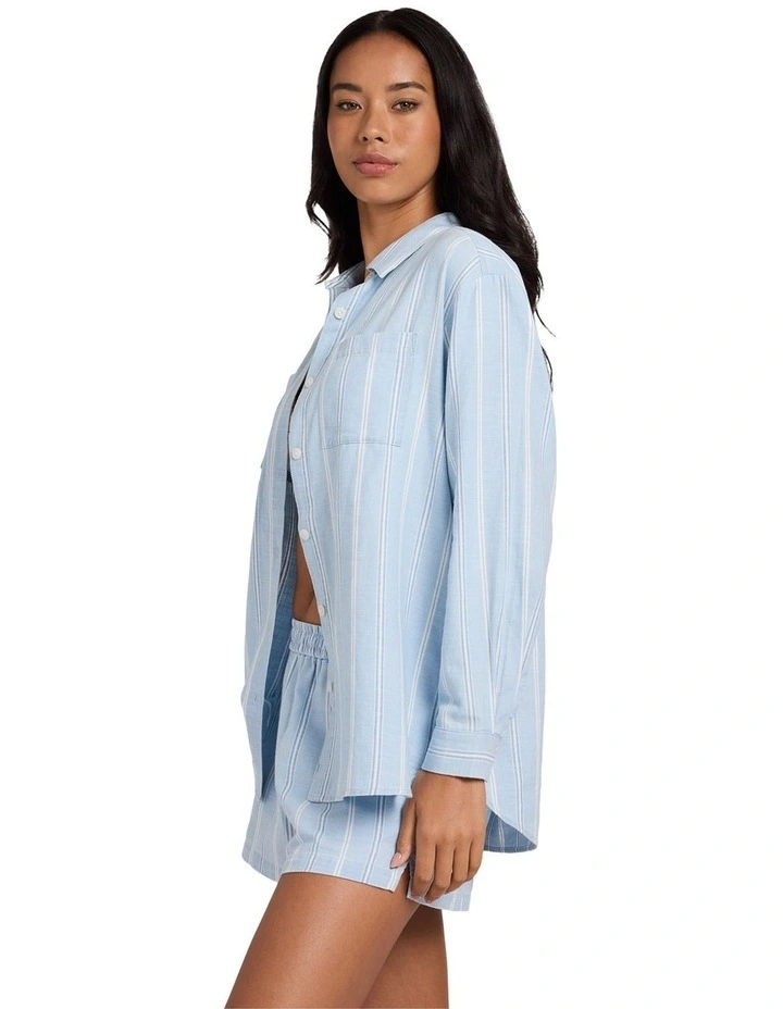 Salt Air Stripe Shirt In Multi image 3