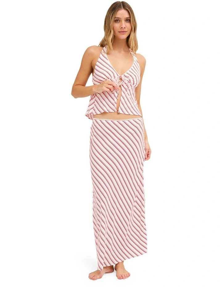 Let It Shine Halter Top In Hibiscus image 5