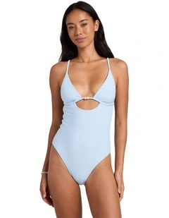 Tanlines Remi One Piece Swimsuit In Cool Blue