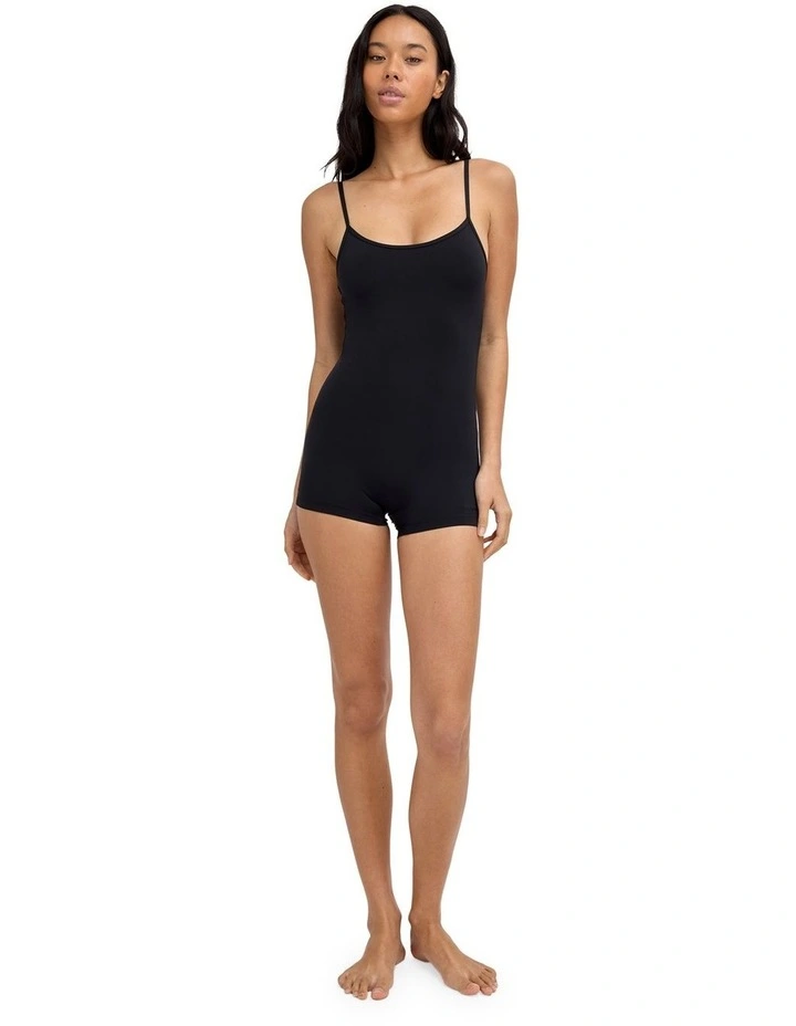 Sol Searcher Tank Surfsuit In Black Pebble image 5