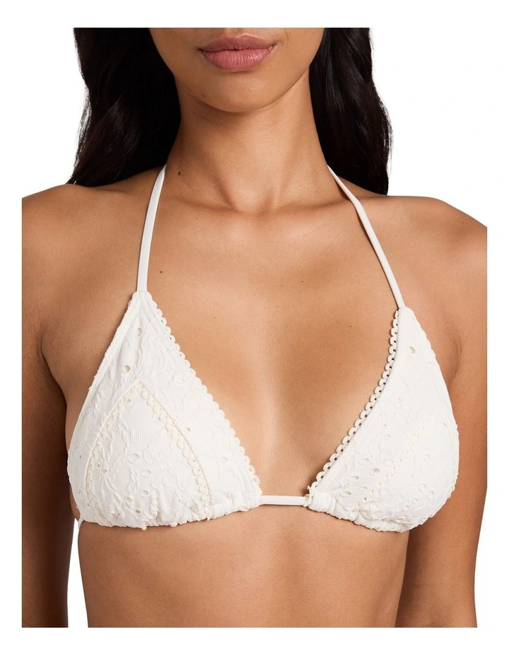 Eye On You Panelled Tri Bikini Top In Salt Crystal image 4