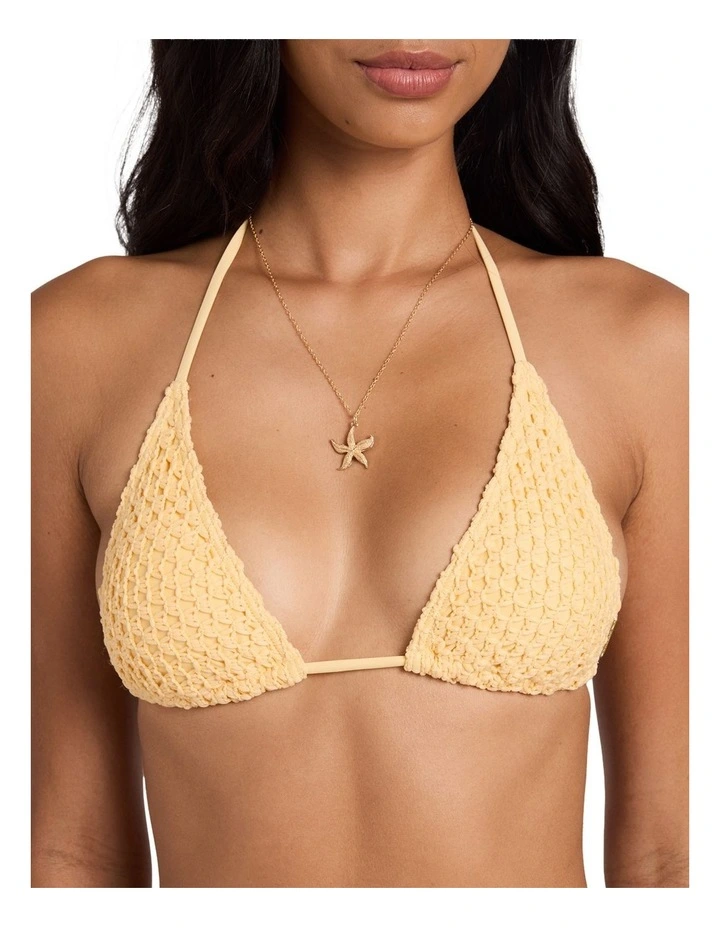Twisted Tides Remi Tri Bikini Top In Sunbeam image 4