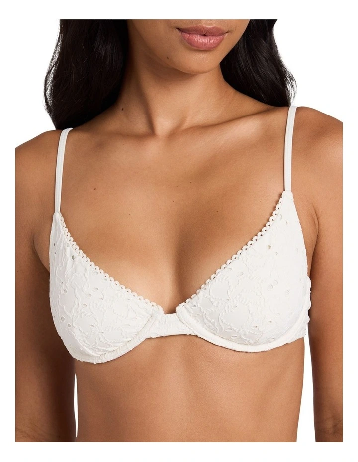 Eye On You Demi Underwire Bikini Top In Salt Crystal image 4
