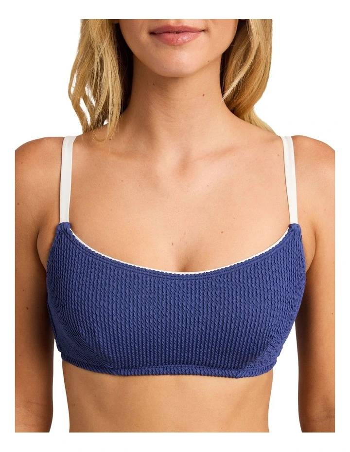 Summer High Mia DD Bralette Bikini Top In Classic Navy image 4