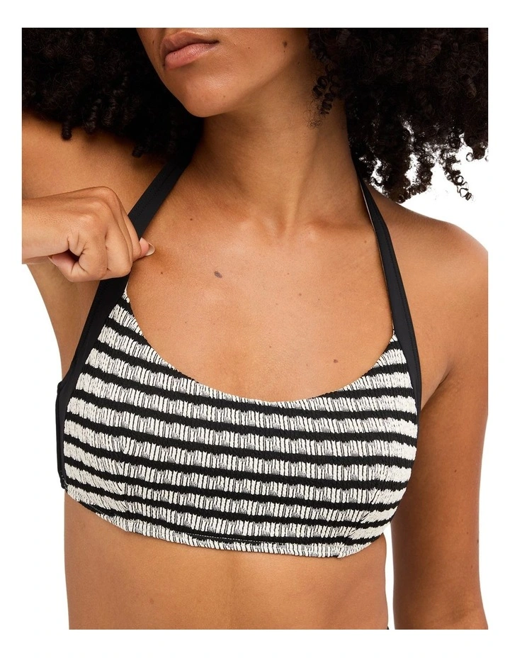 Wavey Daze DD Halter Bikini Top In Multi image 4