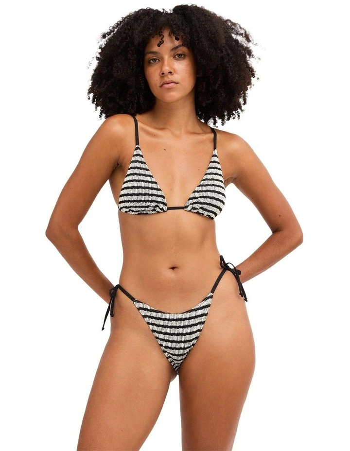 Wavey Daze Tall Slide Tri Bikini Top In Multi image 1