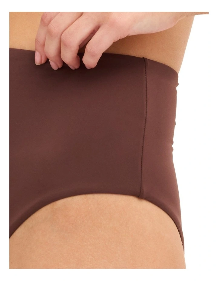 Sol Searcher Hi Retro Bikini Bottom In Teak image 4