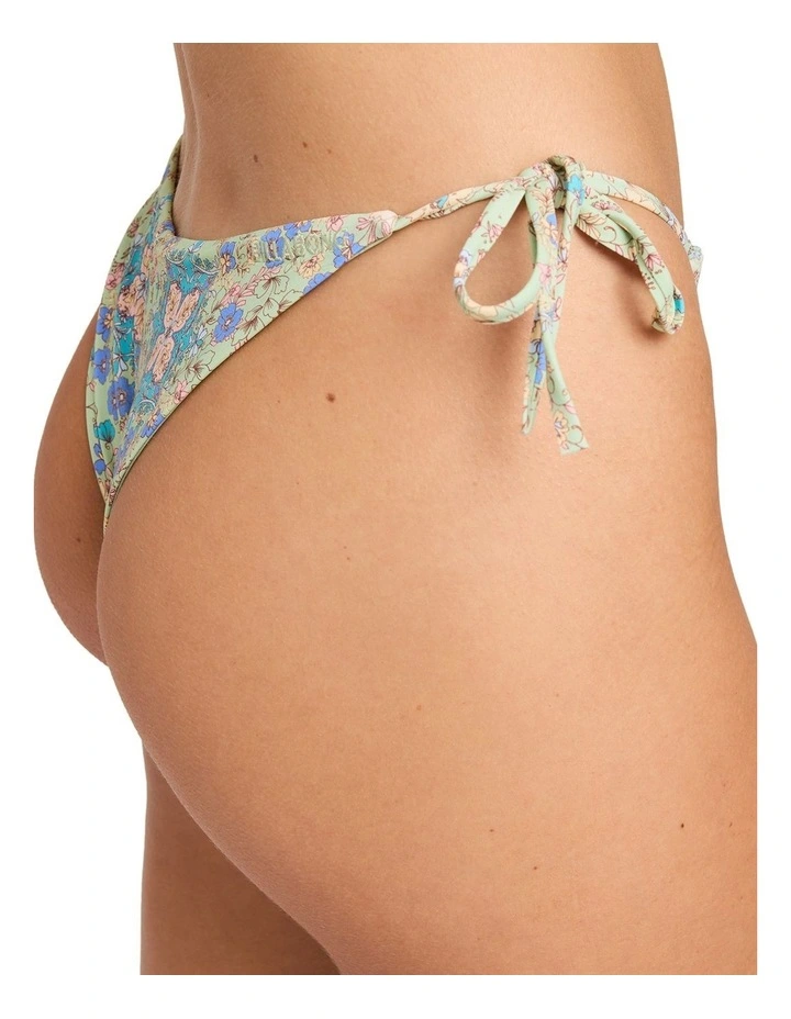 Sunset Nomad Tie Side Tanga Bikini Bottom In Multi image 4