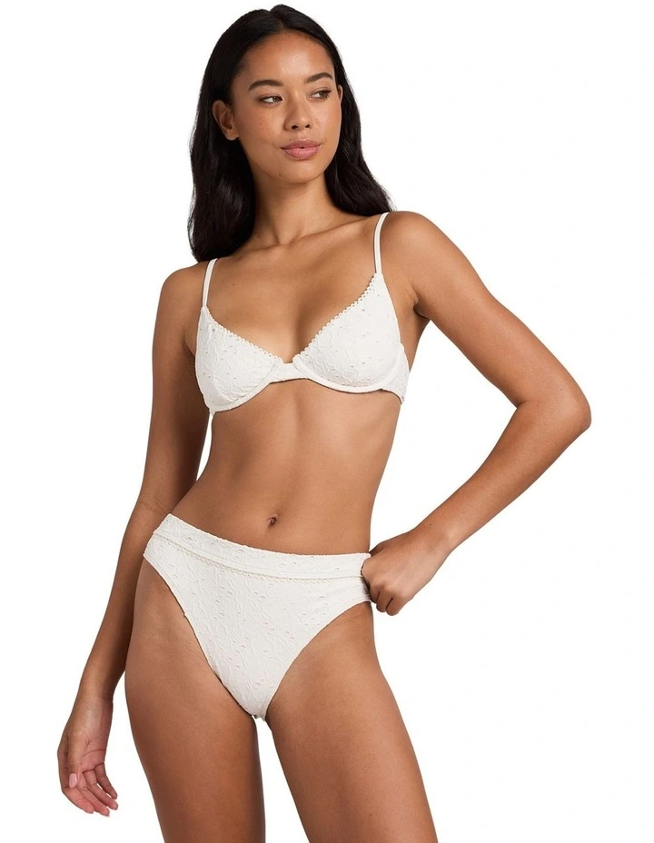 Eye On You Maui Rider Bikini Bottom In Salt Crystal image 1
