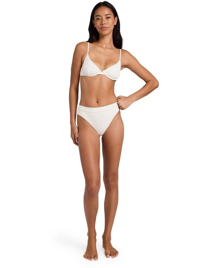 Eye On You Maui Rider Bikini Bottom In Salt Crystal image 5