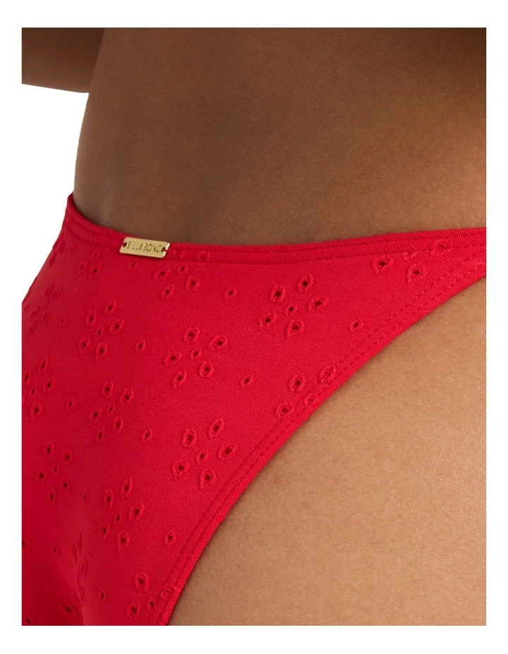 Simply Sweet Zoe Bikini Bottom In Hibiscus image 4