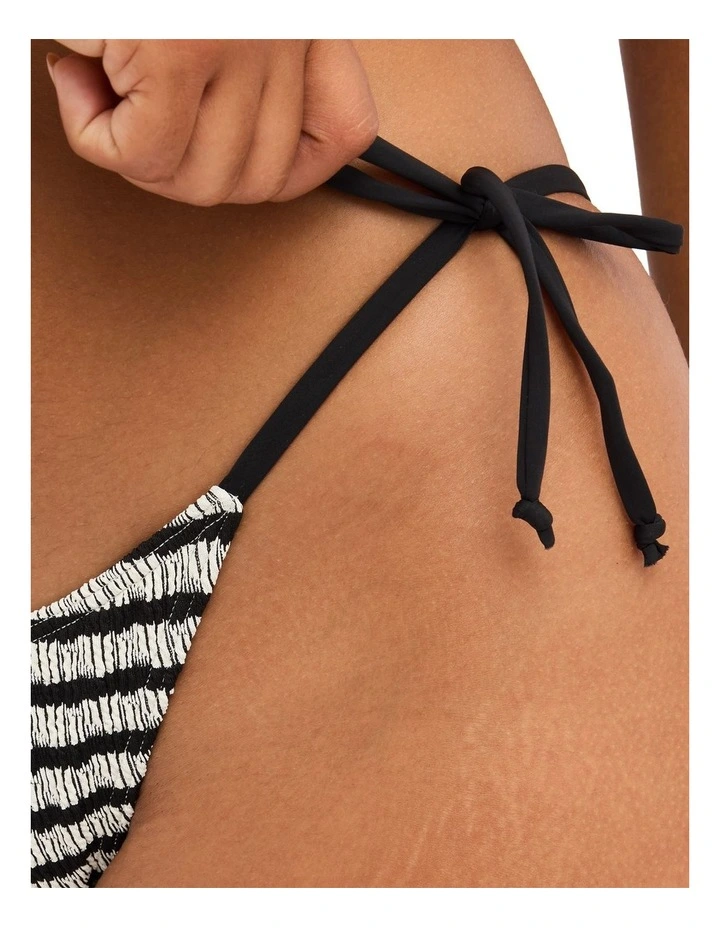 Wavey Daze Tie Side Hike Bikini Bottom In Multi image 4