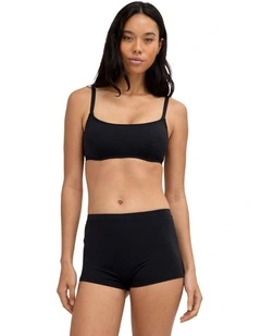 Palma Bikini Bottom In Black Pebble