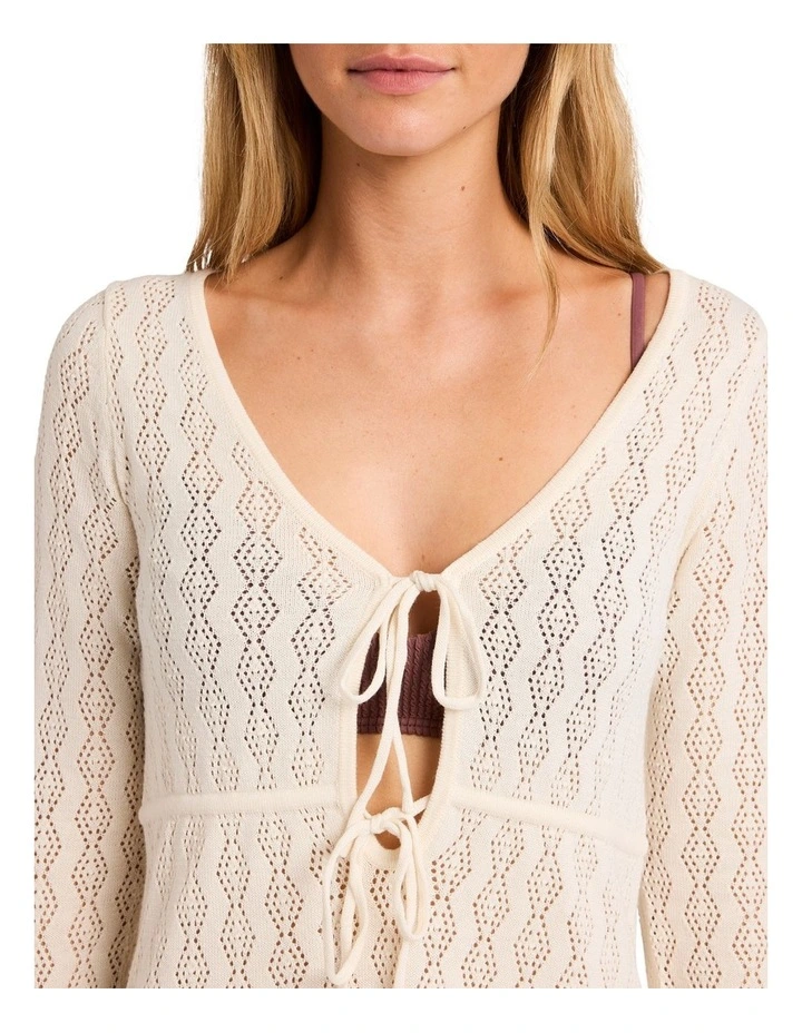 Sundew Mini Dress In Sea Salt image 4