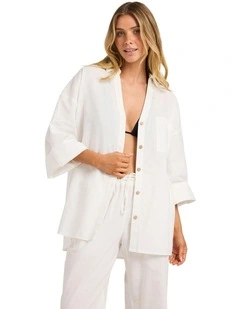 Sun Days Shirt In Sea Salt