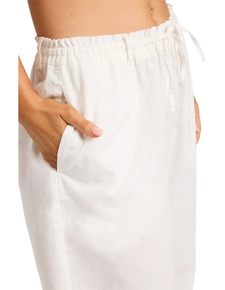 Calais Drawstring Pants In Sea Salt image 4