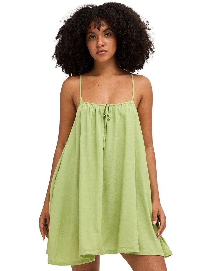 Beach Song Mini Dress In Willow image 1