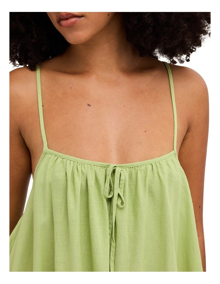 Beach Song Mini Dress In Willow image 4
