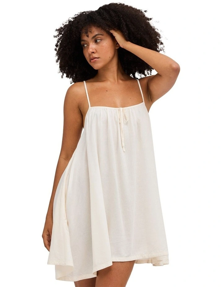 Beach Song Mini Dress In Sea Salt image 1