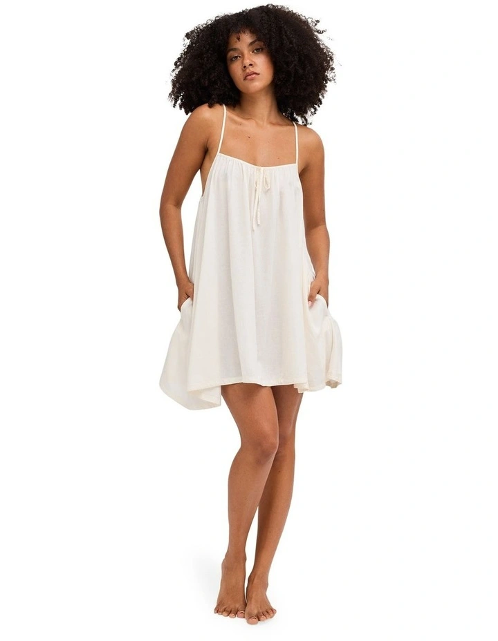 Beach Song Mini Dress In Sea Salt image 5