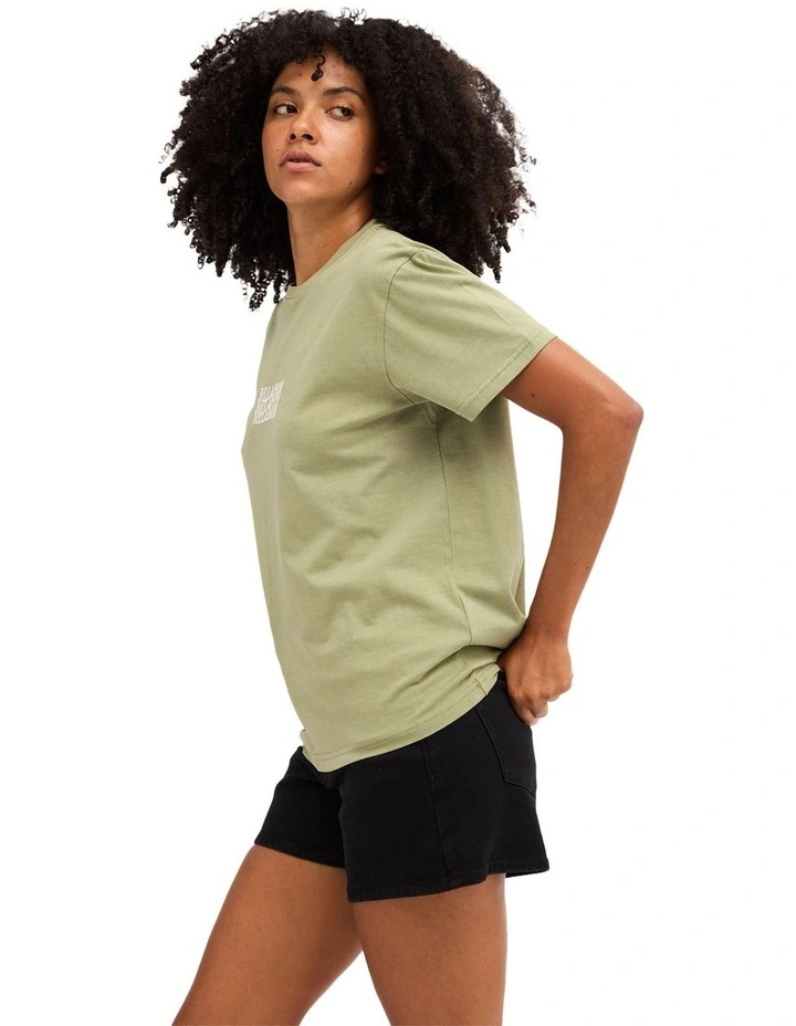 Surf High T-Shirt In Army Green image 3