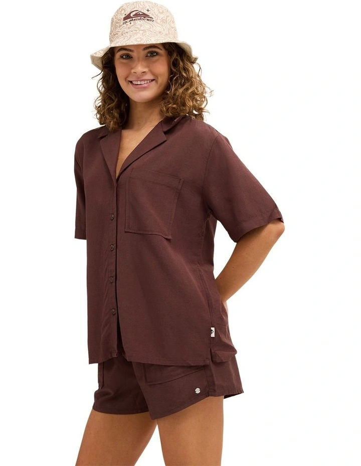 Serene Short Sleeve Shirt in Skyway image 3