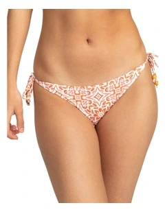 Fresco Tile Low Waist Bikini Bottoms Cloud