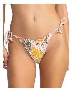 Playa Paradise Reversible Bikini Bottoms White Viva La Vida
