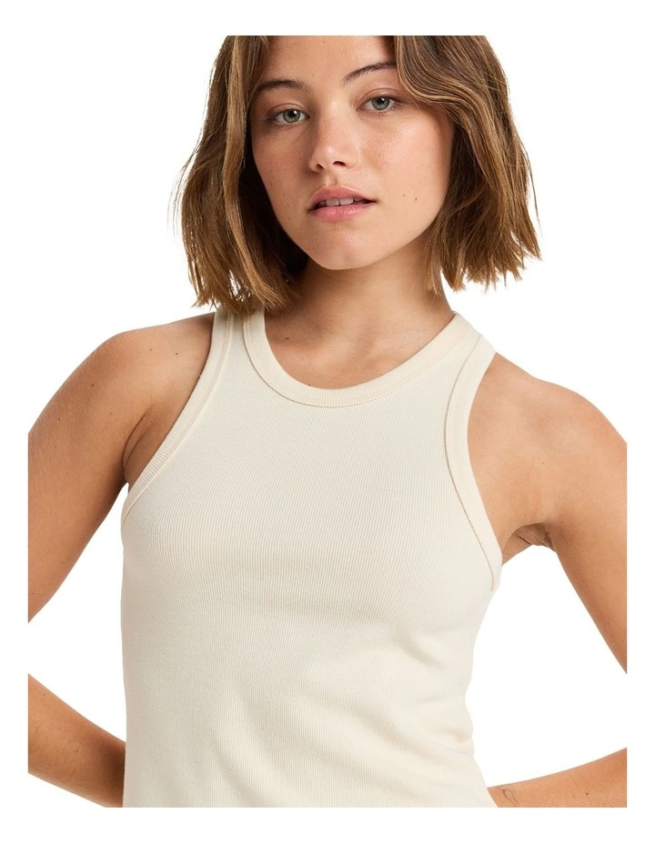 Womens Baseline Midi Dress Beige image 3