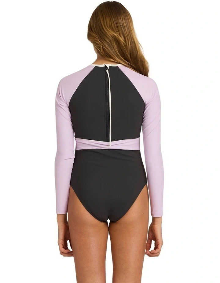 Active Long Sleeve One Piece in Multi image 2