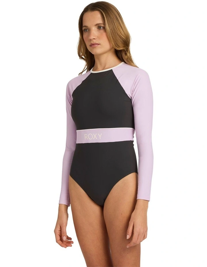 Active Long Sleeve One Piece in Multi image 3