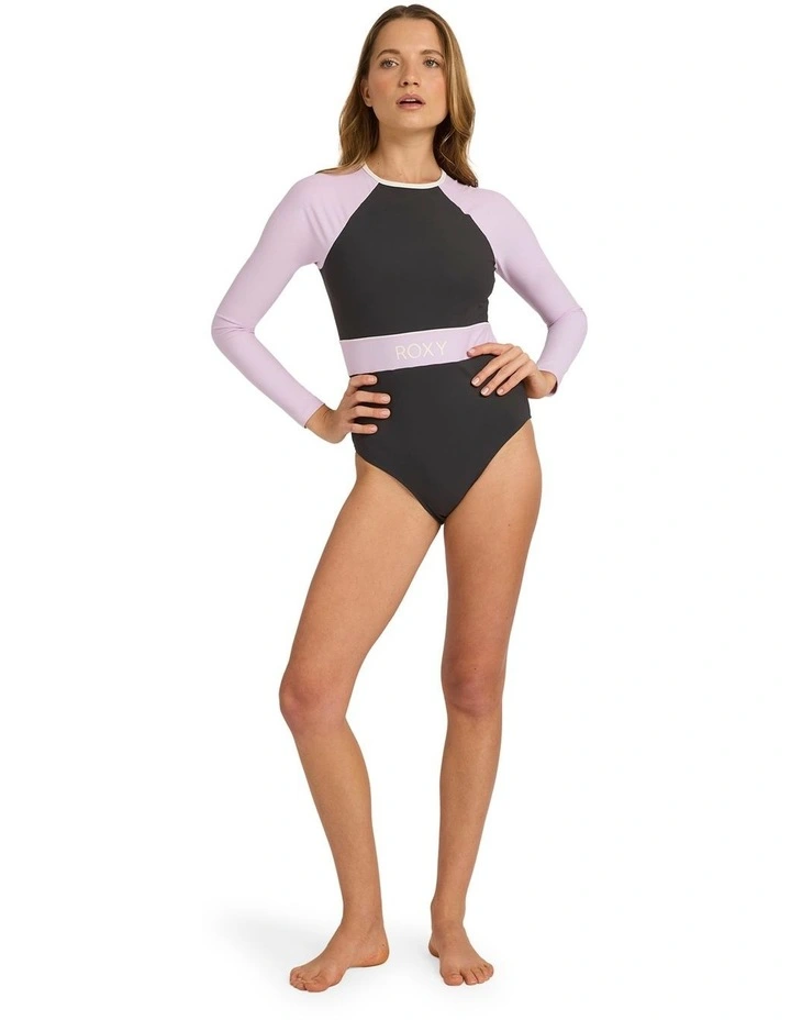 Active Long Sleeve One Piece in Multi image 5