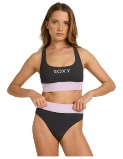 Active Colourblock Bikini Top in Multi