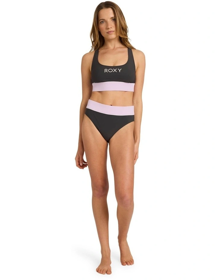 Active Colourblock Bikini Top in Multi image 5
