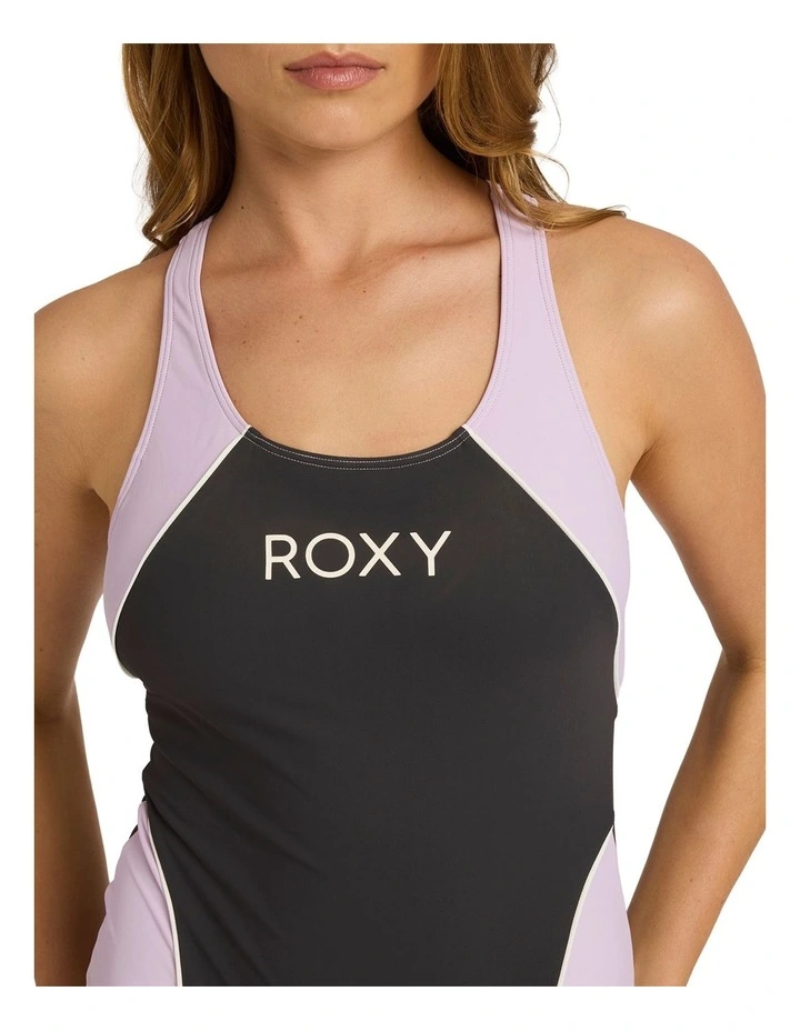 Active Colourblock One Piece Swimsuit in Multi image 4