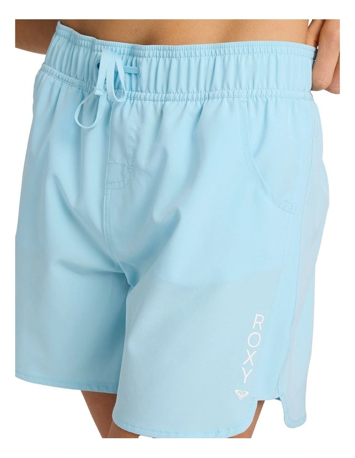 Wave Boardshorts 5" in Blue image 4